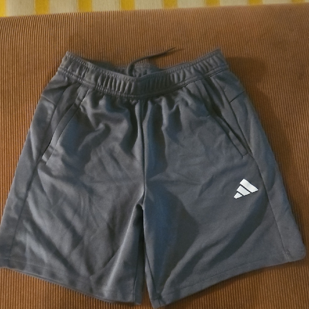 Adidas Men's Dark Gray Athletic Shorts